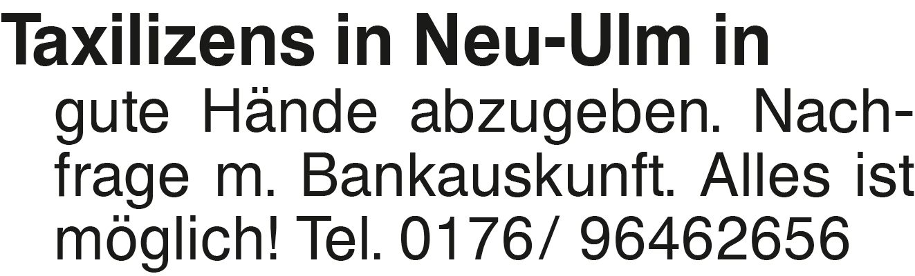 Vorschaubild der Anzeige, (Id: 2089176)