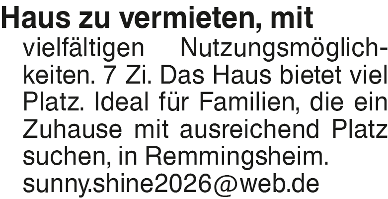 Vorschaubild der Anzeige, (Id: 2089180)